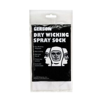 Gerson Co. 070195B Heavy Weight Spray Socks, Universal, Heavy Weight, White, Dry-Wick Polyester