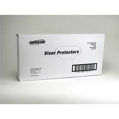 Gerson Co. 08711122 Protective Lens Film Peel-Off, Use With: Full Face Respirators