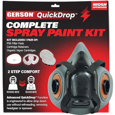 Gerson Co. Gerson Drop Down Complete Spray Paint Kit Medium