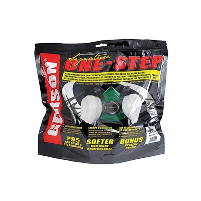 Gerson Co. Signature One Step 8111P 8000 Series Half-Mask Cartridge Respirator, Small, P95 Filter Class