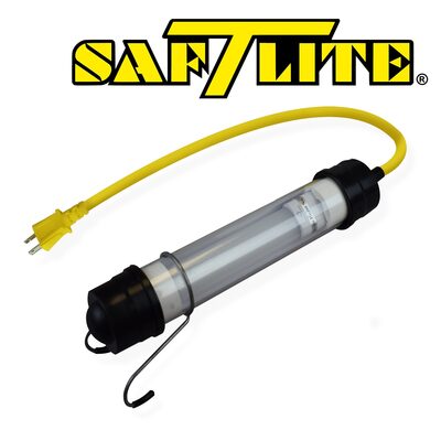 SafTlite by General Manufacturing Stubby LED on 1 Foot 16/3 Cord with Black Fixtures