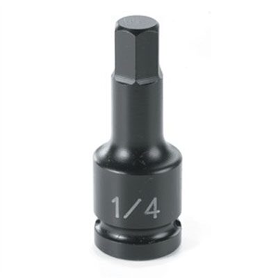 Grey Pneumatic 1/4" Drive x 1/4" Hex Driver