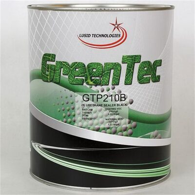 GENTEC AND GREENTEC PRODUCTS GTP210B(G) High Build 2K Urethane Sealer, 1 gal Can, Black, 279.4 g/L VOC, 4:1 Mixing