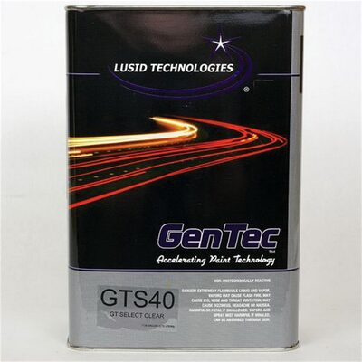 GENTEC AND GREENTEC PRODUCTS GTS40G Premium National Rule 4.2 VOC Production Clearcoat, 1 gal Can, Gloss, 4:1 Mixing