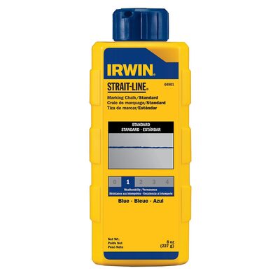 Hanson CHALK 8 OZ BLUE MARKING