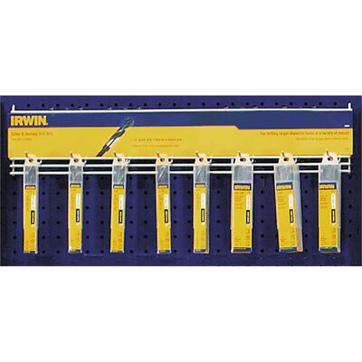 Hanson 8PC Silver & Demming Drill Bit Display