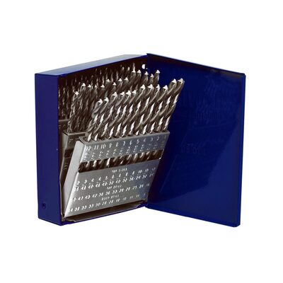 Hanson 60PC WIRE GAUGE NUMBER DRILL BIT SET