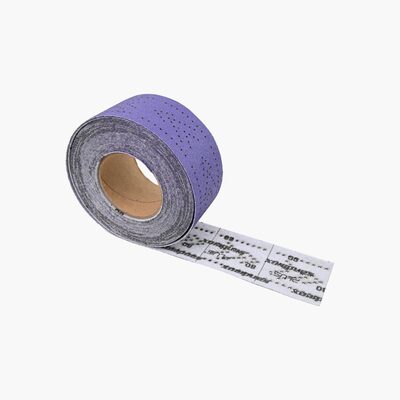 High Teck Products 2.75"X13YD 180G MULTIPLE-HOLE GRIP PURPLE CERAMIC AIR FILE ROLL