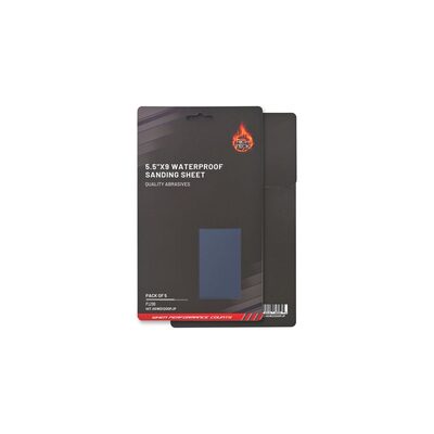 High Teck Products (5 pcs pack) 5.5"X9" WATERPROOF SANDING SHEET P1200