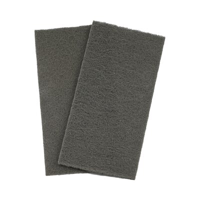 High Teck Products (25 pcs per box) 4-1/2"X9" U/F THIN GRAY SCUFF PAD, with Sillicon Carbide Grain