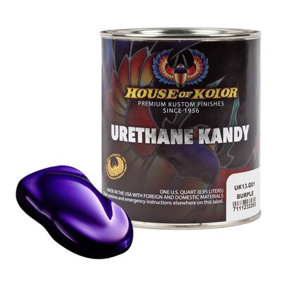 House Of Kolor Kosmic Kolor UK13-Q01 Urethane Enamel Kandy, 1 qt Can, Burple