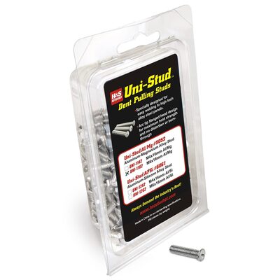 H&S AutoShot UNI-1162 Aluminum Stud Dent Pull M6 x 16mm Al/Mg #5052 Alloy (250-Pack)