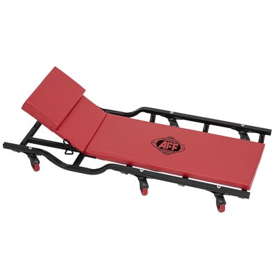 American Forge & Foundry Mechanic's Creeper w/ Shoulder Drops & Adjustable Angle Headrest - 40" - 6 Wheel - 400 Lbs. Capacity