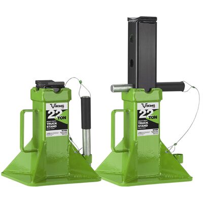 Viking by American Forge & Foundry Jack Stands - 22 Ton Capacity - Pin Style - Pair