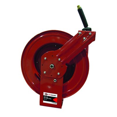 American Forge & Foundry Air Hose Reel - 1/2" Diameter - 50 ft. Length - 1/2" NPT - 300 PSI