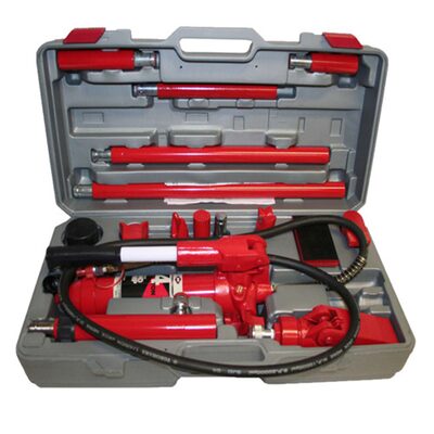 American Forge & Foundry Collision & Body Repair Kit - 4 Ton Capacity - 17 pc Kit - Includes Pressure Guage - SUPER DUTY