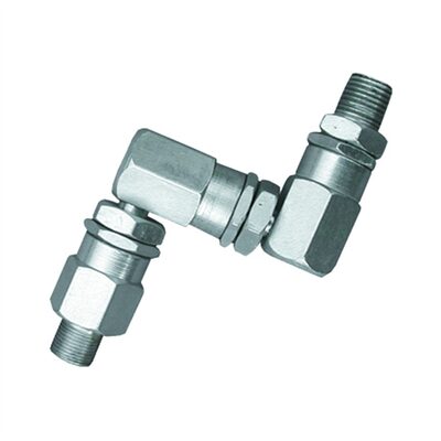 American Forge & Foundry Grease Fitting 360&deg; "Z" Swivels Adapter - 1/4" NPT M x 1/4" NPT M