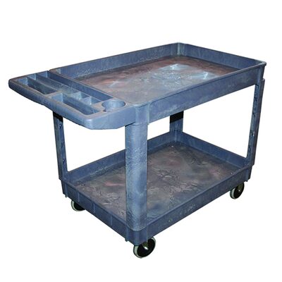 American Forge & Foundry Shop Cart - 500 Lbs. Capacity - Polypropylene - 30" x 16" Trays