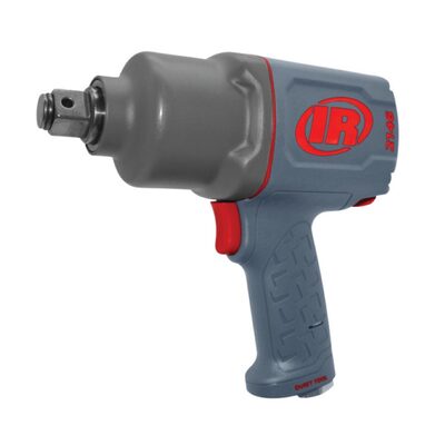 INGERSOLL RAND 1 Inch Air Impact Wrench, Quiet, 2000 ft-lb Torque, Friction Ring-Thru-hole Retainer, Pistol