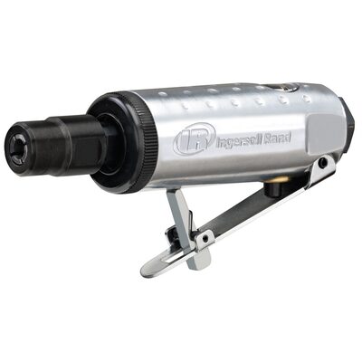 Ingersoll Rand Air Die Grinder, 28,000 RPM, 0.25 HP, 1/4 Inch Collet, Front Exhaust
