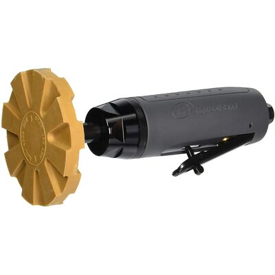 Ingersoll Rand Adhesive Remover Air Tool, 4" Pad, 3700 RPM, Includes 12 Eraser Pads