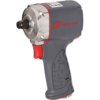 Ingersoll Rand 1/2 Inch Ultra Compact Air Impact Wrench, Quiet, 640 ft-lb Torque, Friction Ring Retainer, Pistol Grip