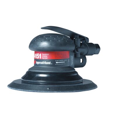 Ingersoll Rand 6" Random Orbital Air Sander, Vinyl Pad, 12,000 RPM, 0.2 HP