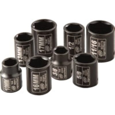Ingersoll Rand 3/8" Drive Combo SAE and Metric Set, 8 Piece