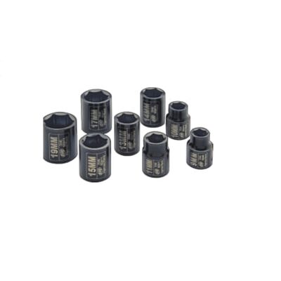 Ingersoll Rand 3/8" Drive Hex Metric Socket Set, 8-Piece