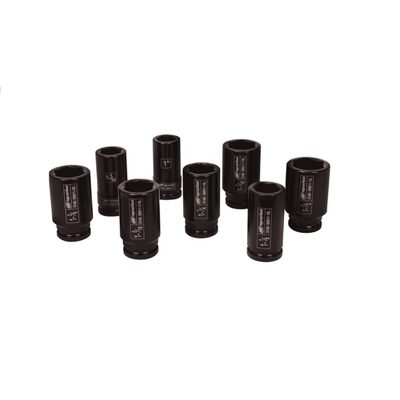 Ingersoll Rand 3/4" Drive Hex SAE Deep Impact Socket Set, 8-Piece