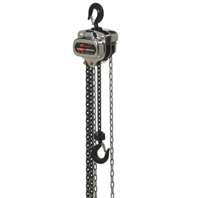 Ingersoll Rand SMB030-10-8V Manual Chain Hoist, 3 Ton Capacity, 10ft of Lift, 8ft Hand Chain Drop, Overload Protection