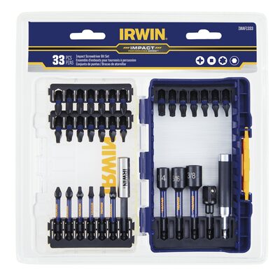 Irwin Industrial 33pc Impact Screwdriving Set