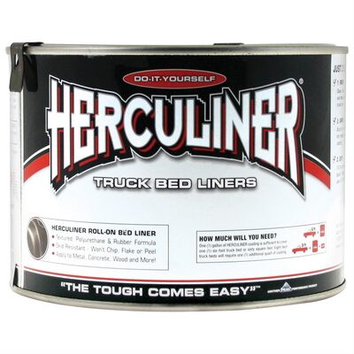 J B Weld Herculiner Bed Liner Coating Black 1 Quart