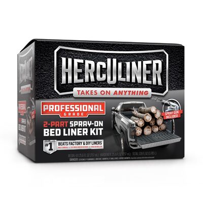 J B Weld Herculiner Professional Grade Spray On Bed Liner Kit 1 Gallon