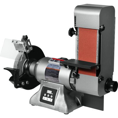 Jet Tools IBGB-436VS Combination 8" Variable Grinder with 4"x 36" Belt Sander