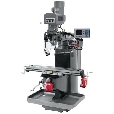 Jet Tools JTM-949EVS Mill With Acu-Rite 203 DRO With X and Y-Axis Powerfeeds