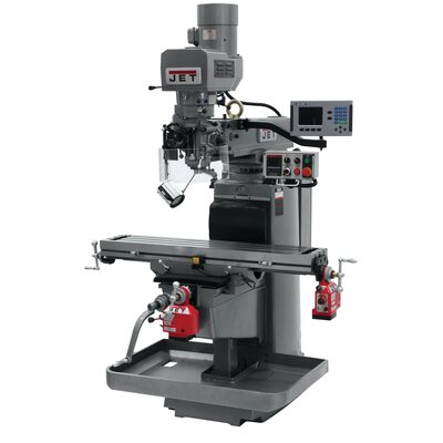 Jet Tools JTM-1050EVS2/230 Mill With Acu-Rite 203 DRO With X and Y-Axis Powerfeeds