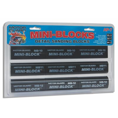 Motor Guard Mini-Block Assortment of 3 Sanding Blocks