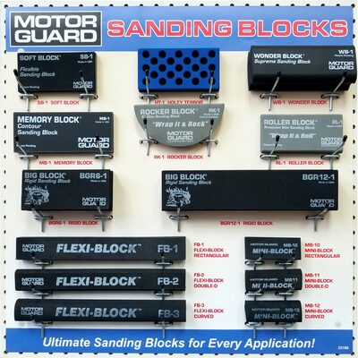 Motor Guard SANDING BLOCK DISPLAY
