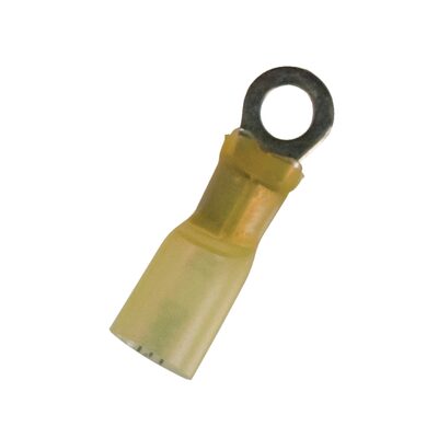 The Best Connection 12-10 3/8 IN  YELLOW CS HEAT SHRINK RING 4 PCS