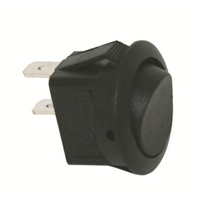 The Best Connection 10 Amp 12V Black Round Rocker