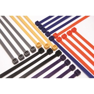 The Best Connection 11.5" Nylon Wire Tie Red