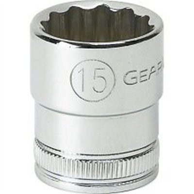 GearWrench 1/4 Inch Drive 12 Point Standard Metric Socket 6mm
