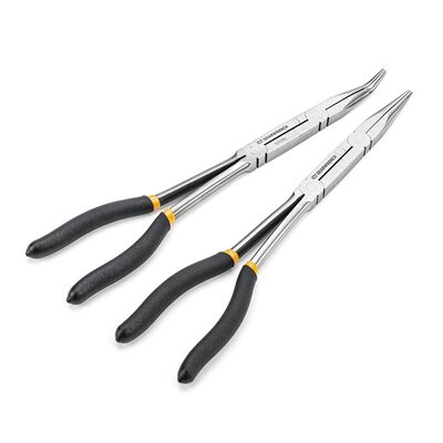 GearWrench 2 Piece Double-X Straight and 45 Degree Plier Set