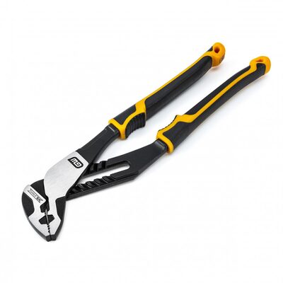 GearWrench 10 Inch PITBULL K9 Straight Jaw Dual Material Tongue and Groove Pliers