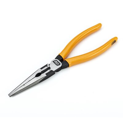GearWrench 8 Inch PITBULL Long Nose Plier Dipped Handle