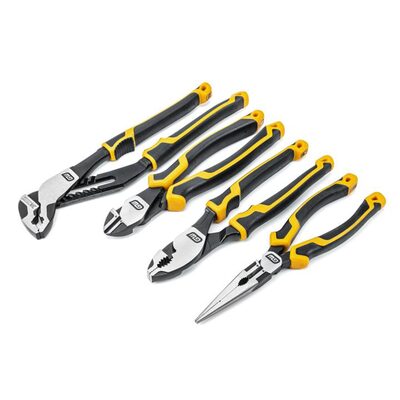 GearWrench 4 Piece PITBULL Mixed Dual Material Plier Set