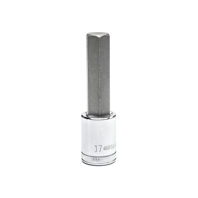 1/2" Drive Mid Length Hex Bit Metric Socket 17mm