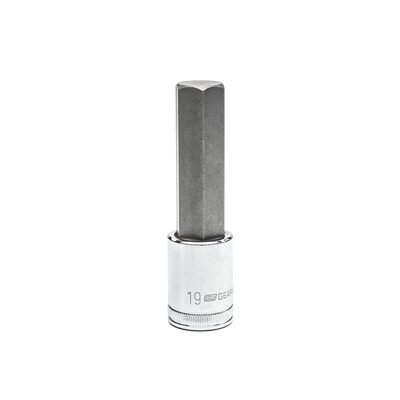 1/2" Drive Mid Length Hex Bit Metric Socket 19mm