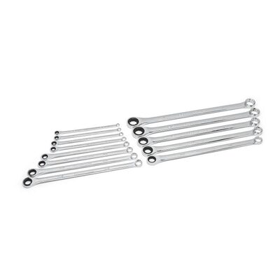 GearWrench 13 Piece 72-Tooth 12 Point XL GearBox Double Box Ratcheting SAE Wrench Set